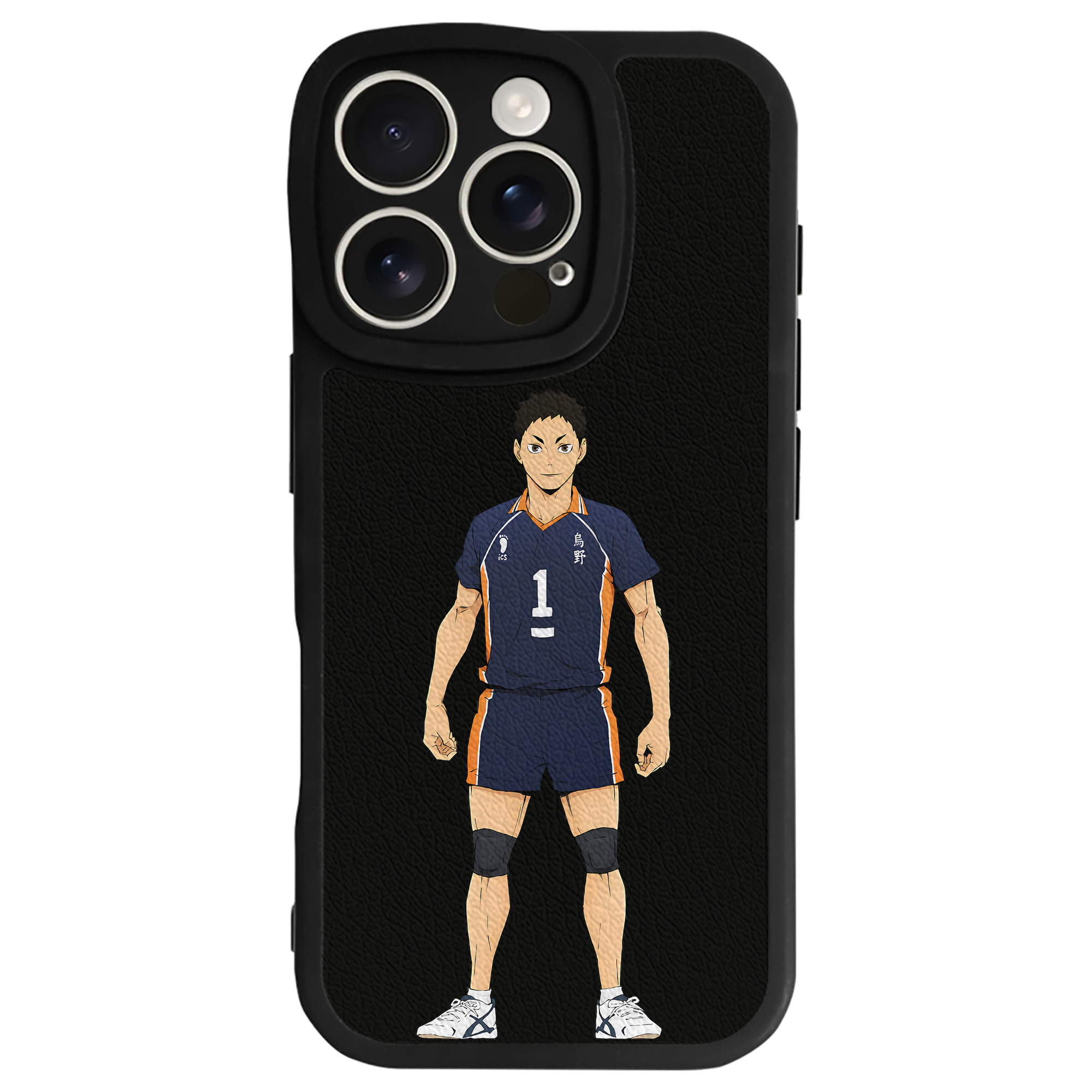 （画像用） ハイキュー!! Haikyu!! 【iPhone 16シリーズ対応】シリコンスマホケース（レザー調） 材質：シリコン